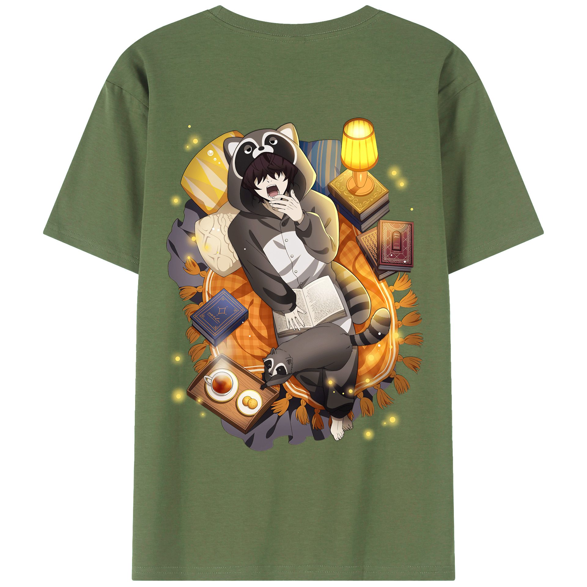（画像用） 文豪ストレイドッグス Bungo Stray Dogs 綿100％ メンズ半袖Tシャツ（バックプリント） 通気性